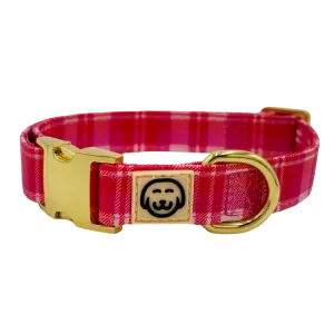 Rosewood Tartan - Dog Collar