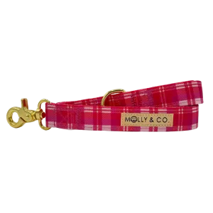 Rosewood Tartan Plaid - Dog Leash