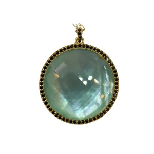 Round Pendant - Gentle Aqua