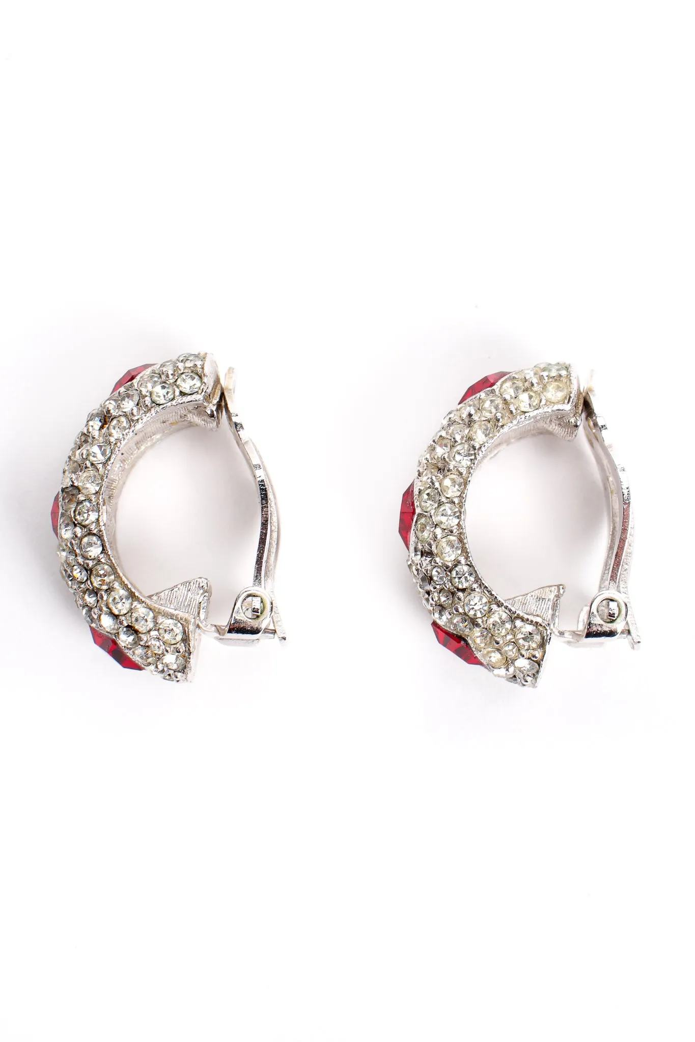 Ruby Cocktail Collar Bracelet & Earring Set
