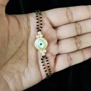 Sakhya Y Cz Classic Bracelet With Gold Plating