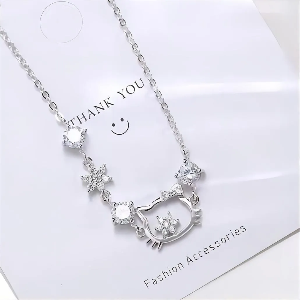 Sanrio CZ Inlaid Crystal Hello Kitty Bracelet
