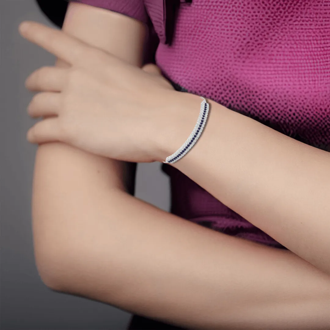 Sapphire Cuff Bracelet