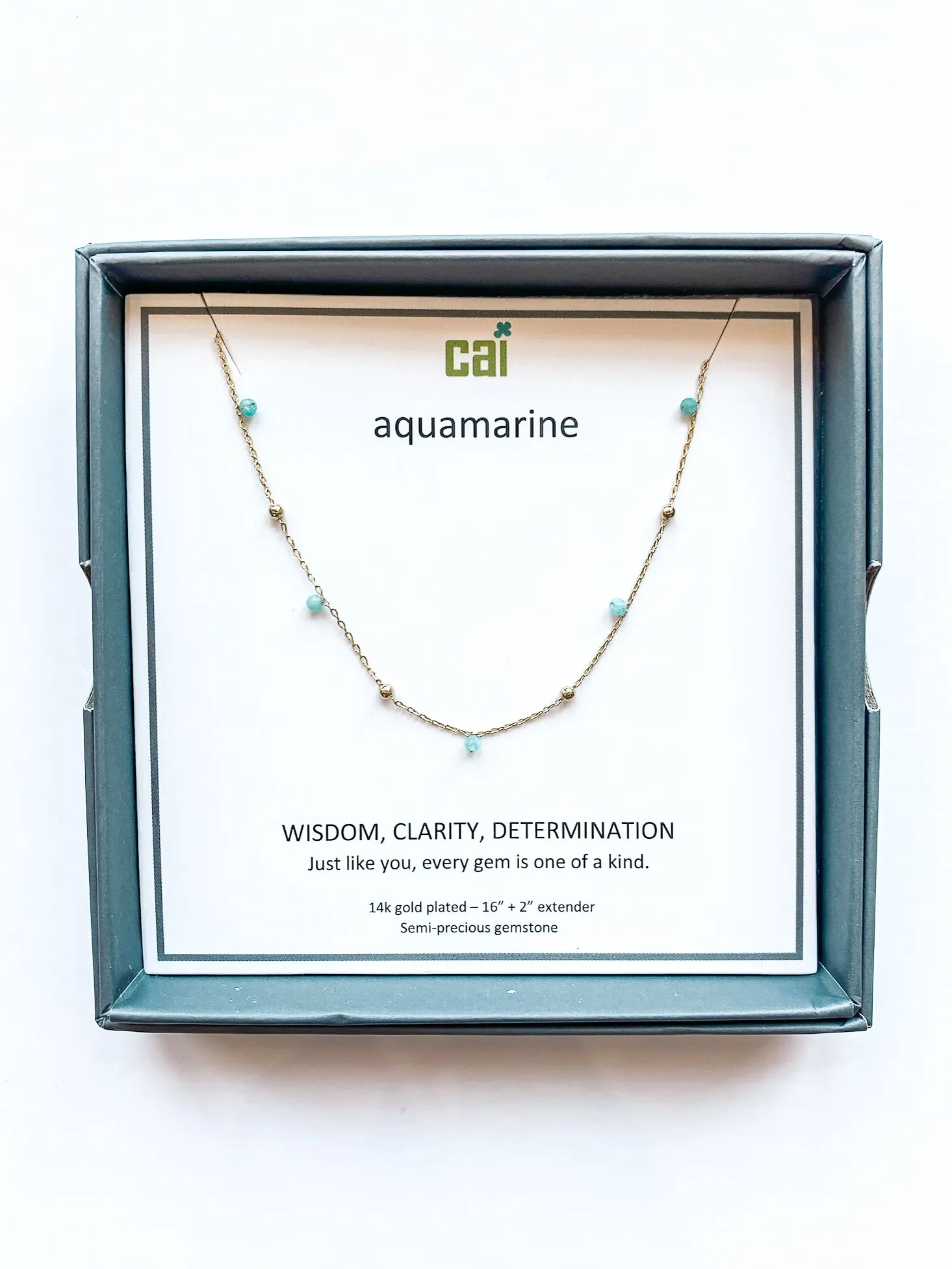 Satellite Gemstone Necklace
