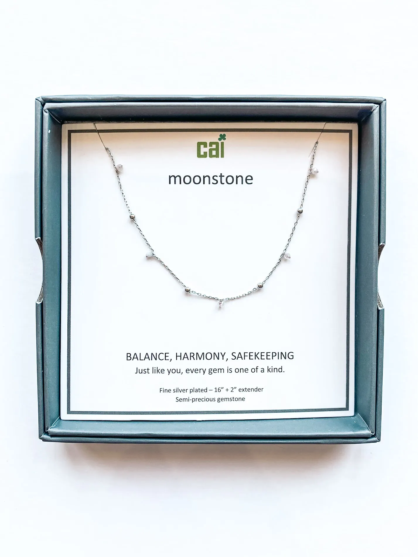 Satellite Gemstone Necklace