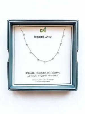 Satellite Gemstone Necklace