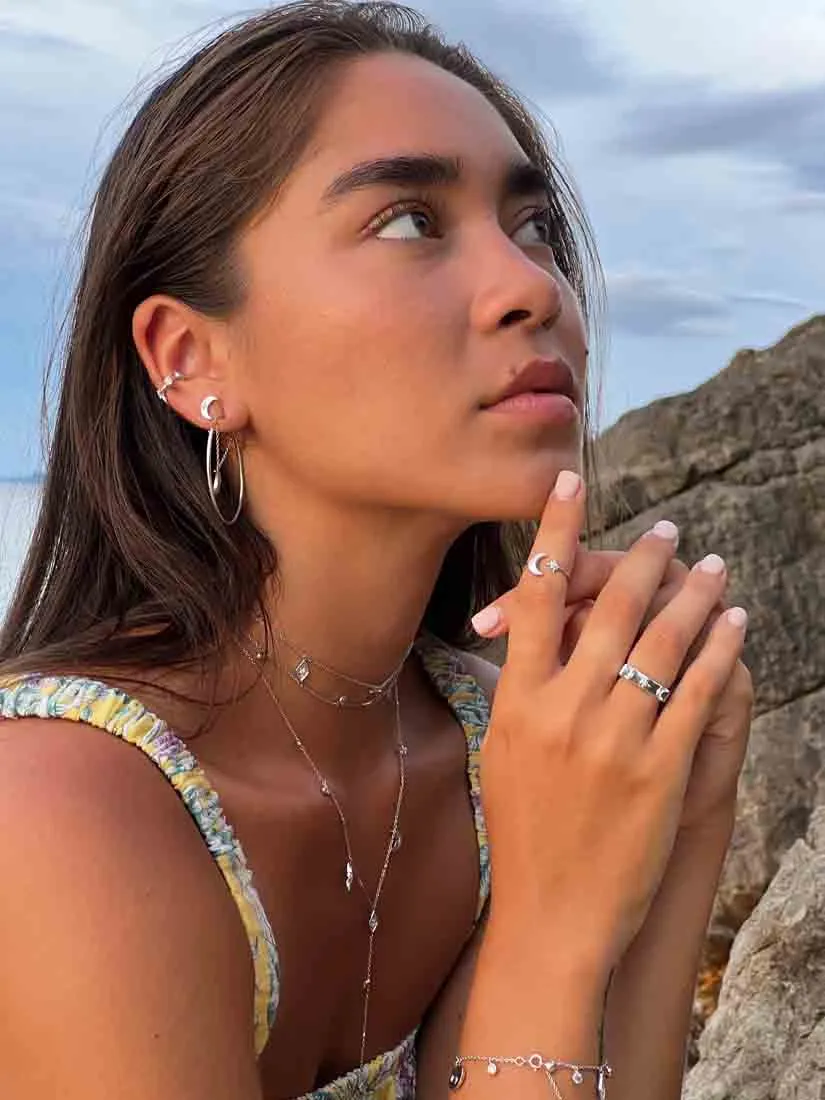 Selene Ring - Whitegold