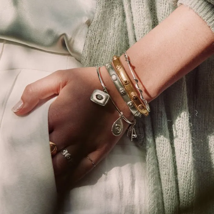 Senses Charm Bangle Bracelet