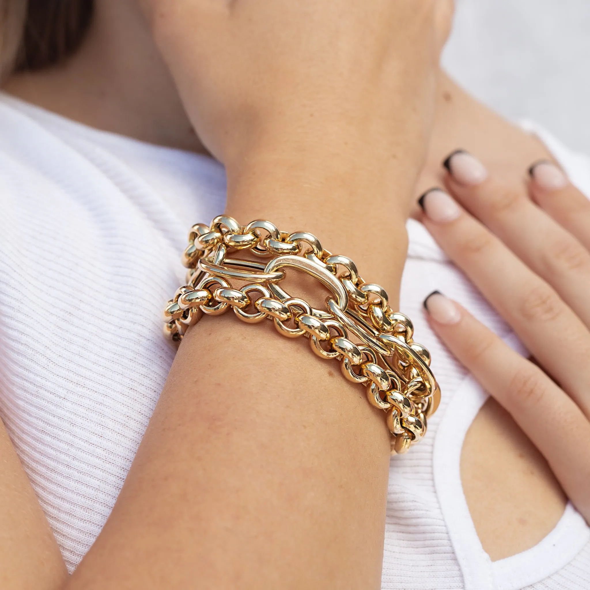 Signature Jumbo Oval Link Bracelet