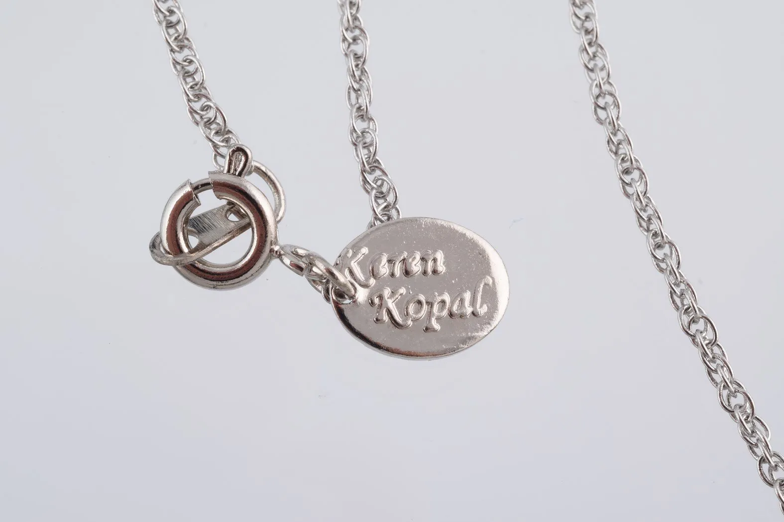Silver & Black Pearl Egg Pendant Necklace