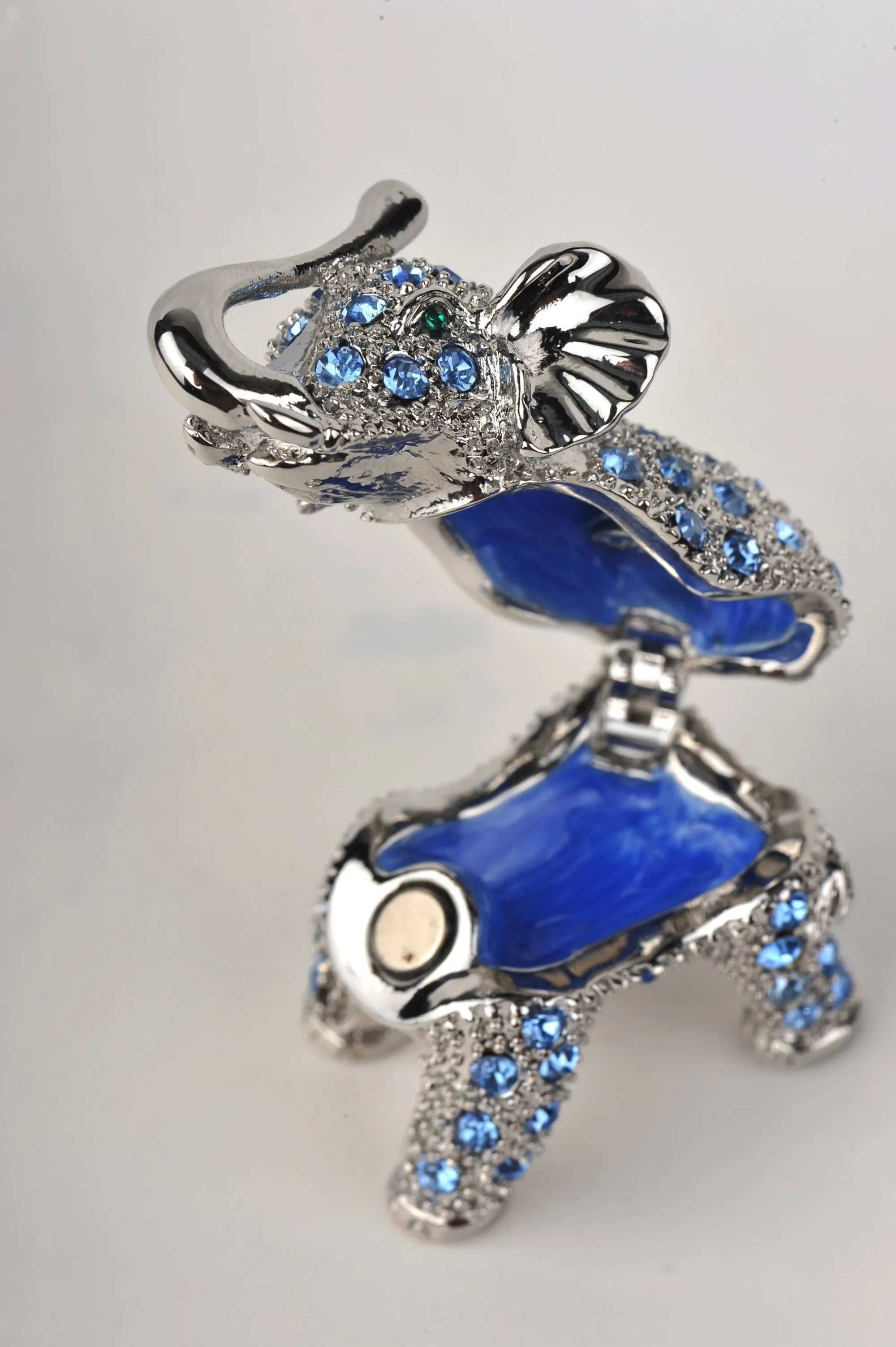 Silver & Blue Elephant