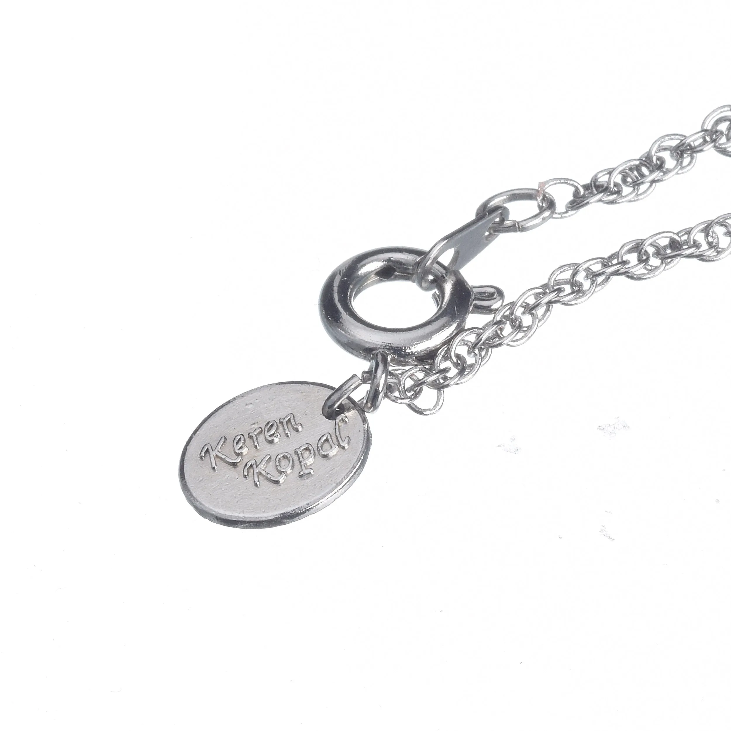 Silver Egg Pendant Necklace