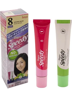 Solstice, Bigen, Speedy Refill, #8 Natural Black