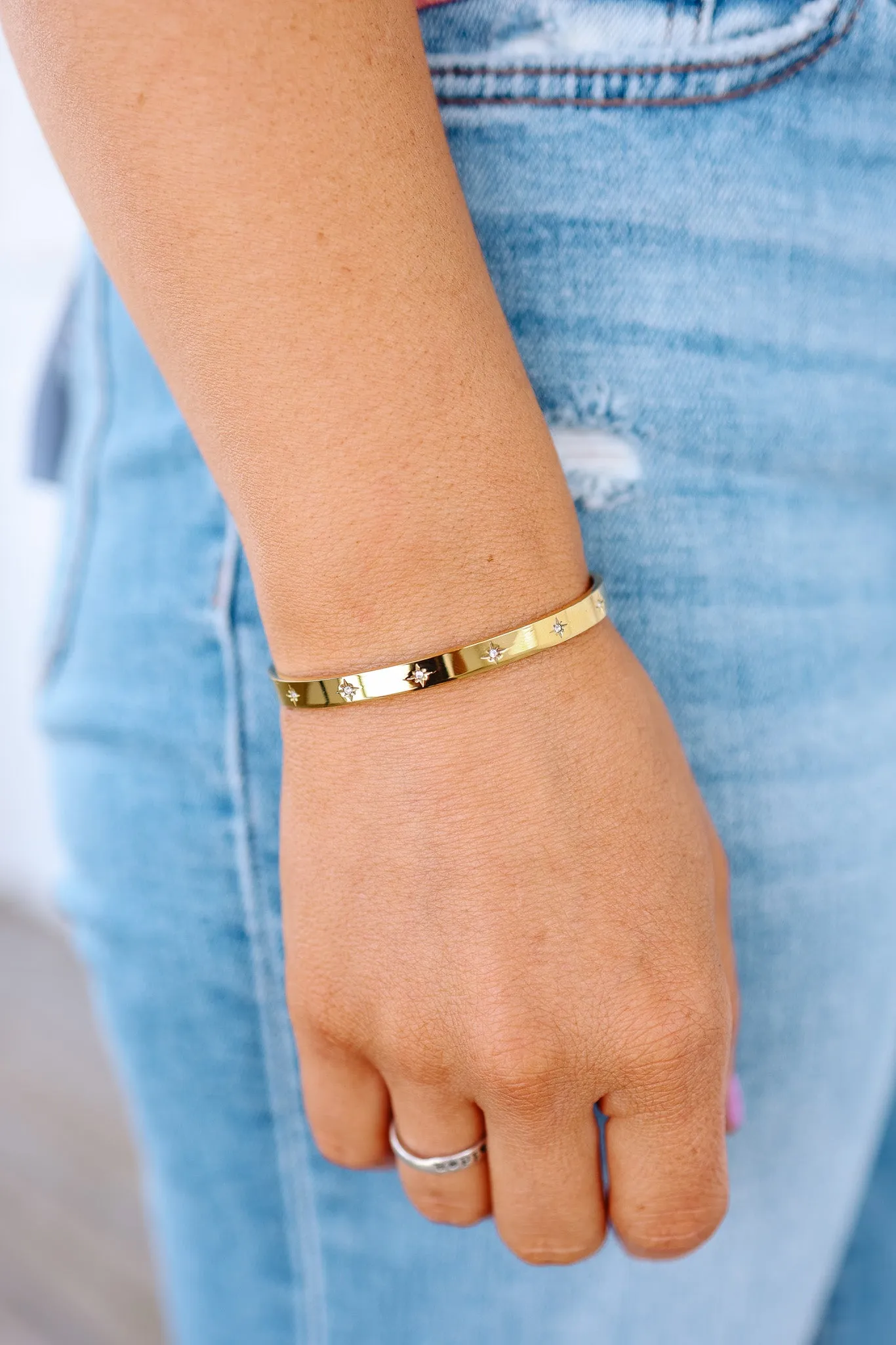 Starbust Cuff Bracelet