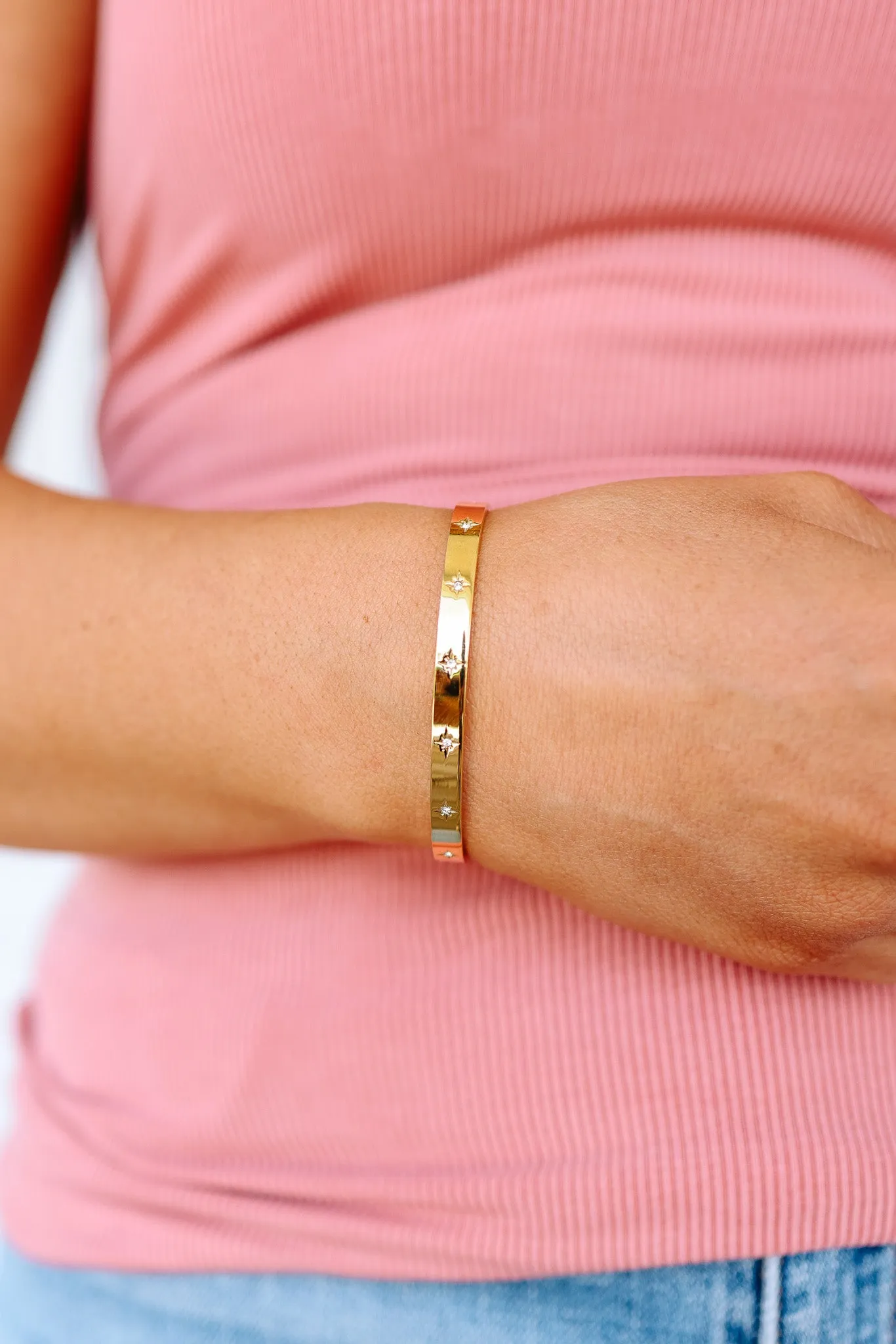 Starbust Cuff Bracelet