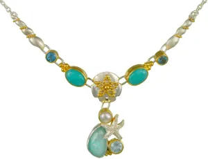 Starfish Cluster Necklace