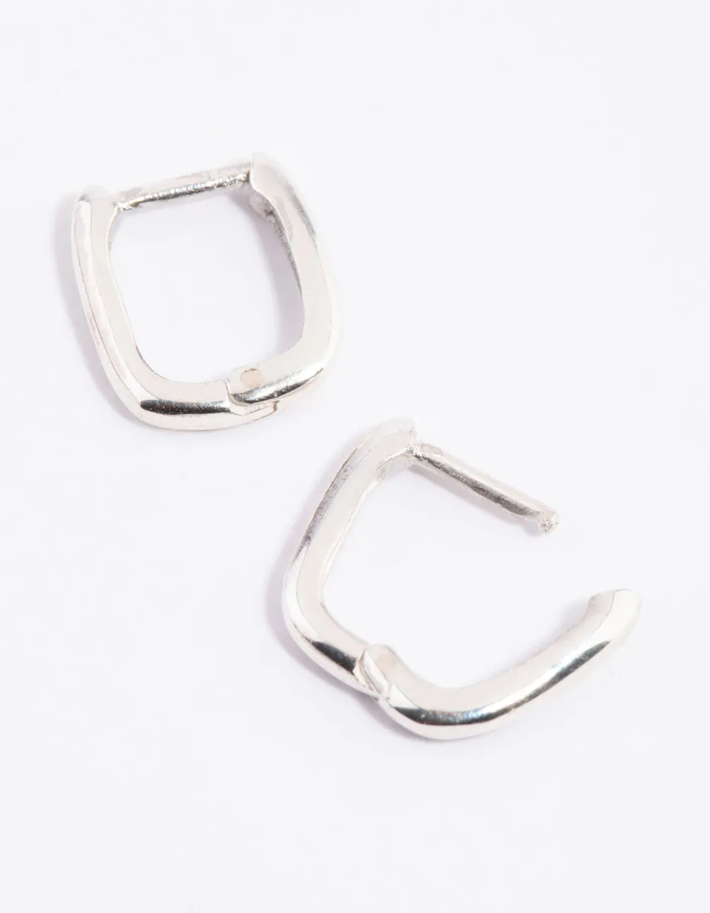 Sterling Silver Huggie Hoop Earrings