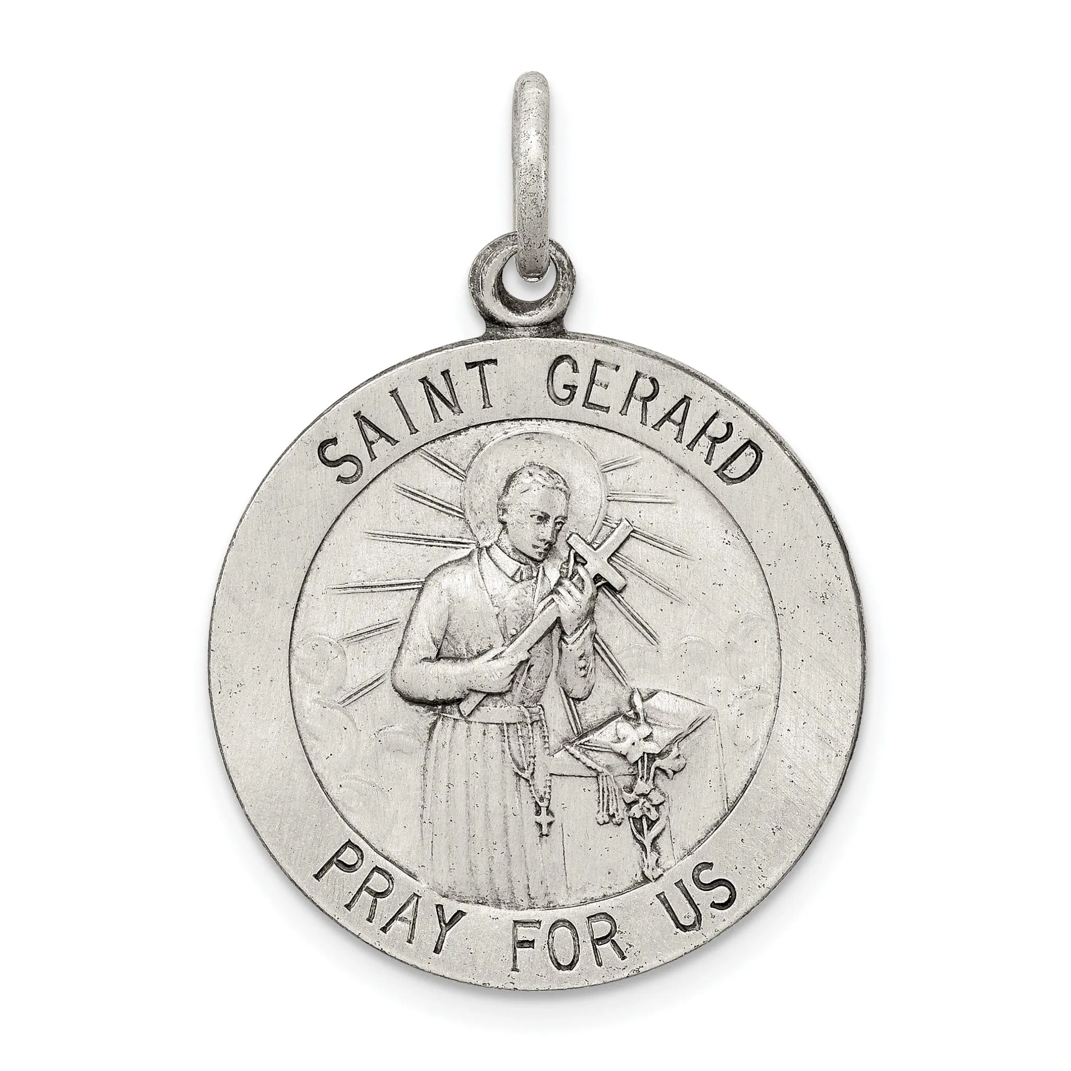 Sterling Silver Saint Gerard Medal