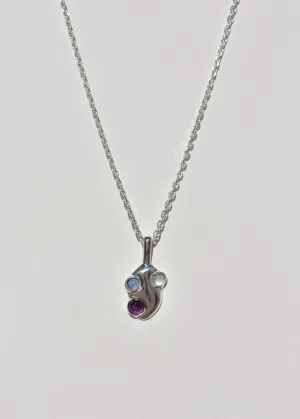 Sterling Silver Skipping Stone Pendant