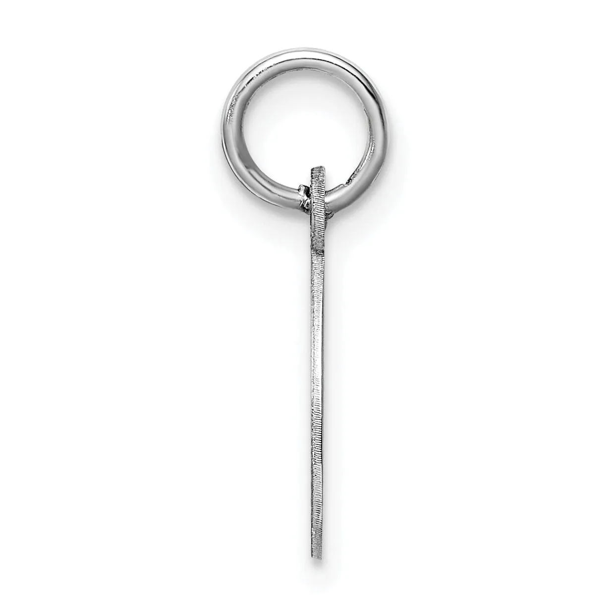 Sterling Silver Small Initial O Charm