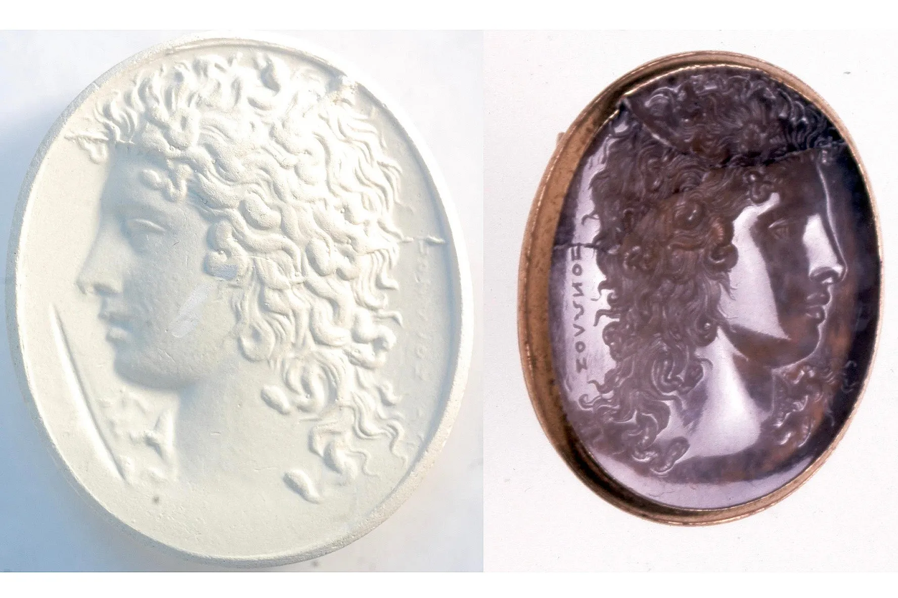 Strozzi Medusa Intaglio Gold Bracelet