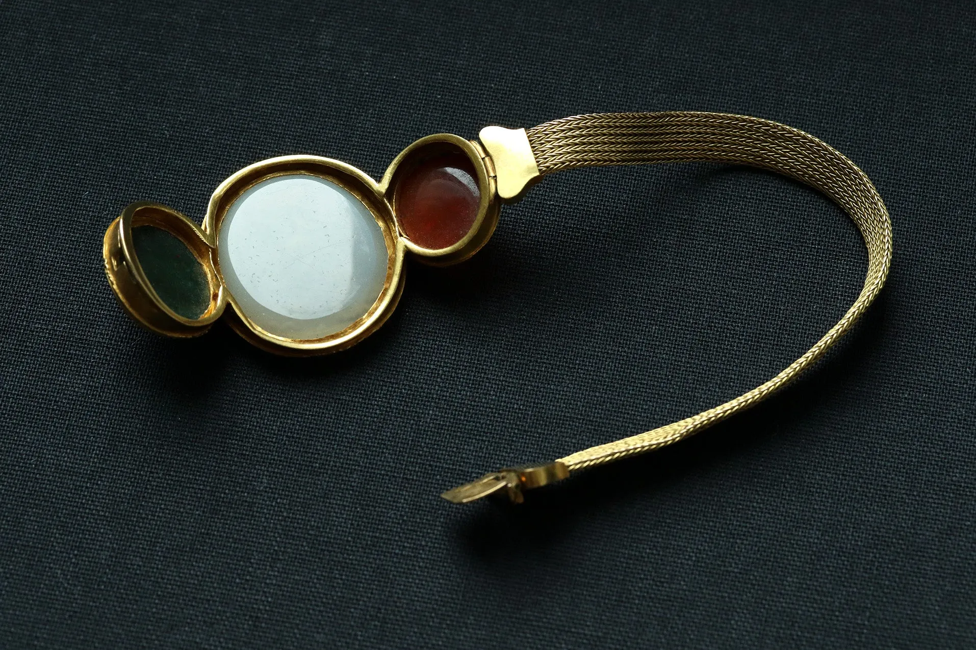 Strozzi Medusa Intaglio Gold Bracelet