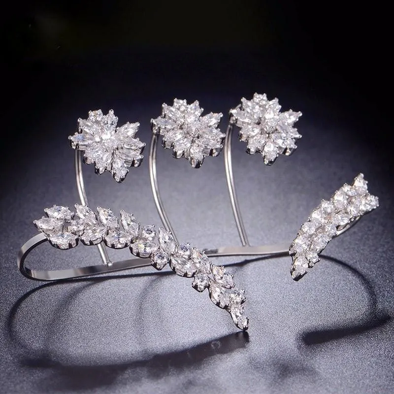 Swiss Zircon Hand Accessory or Knuckle Rings