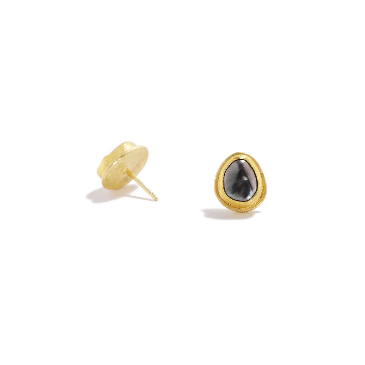 Tahitian Keshi Pearl Earrings