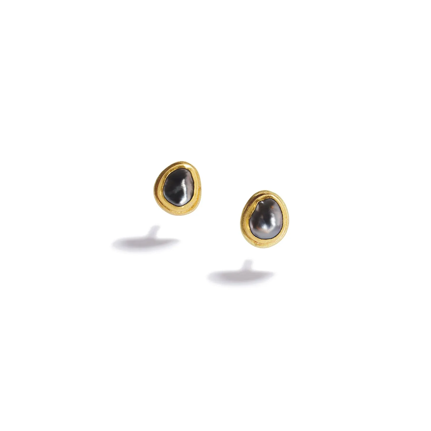 Tahitian Keshi Pearl Earrings