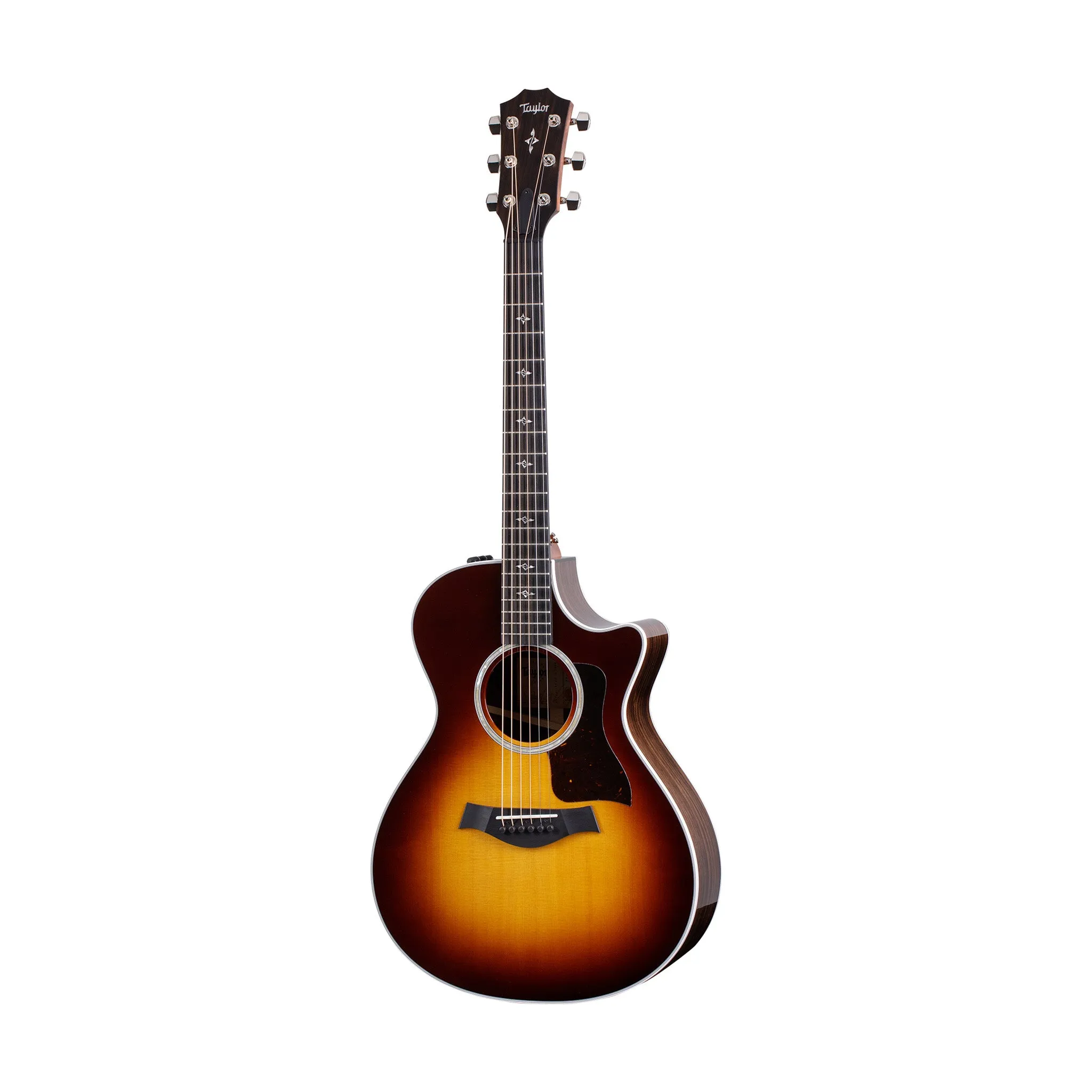 Taylor 412ce-R Grand Concert Acoustic Guitar w/Case, Tobacco Sunburst Top