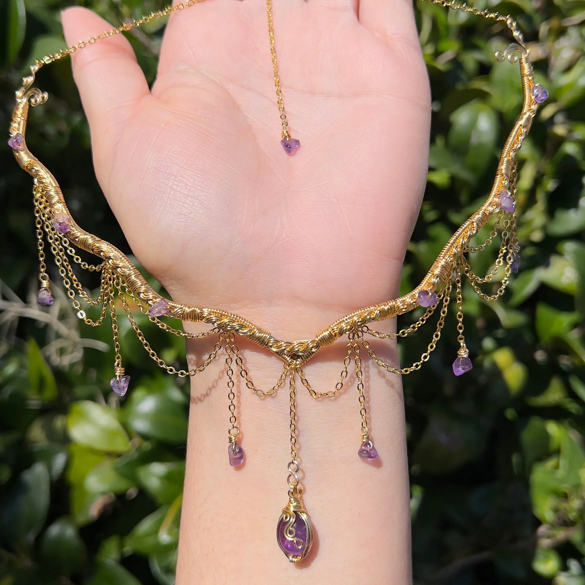 The Eternal Astraea in Amethyst 14K Yellow Gold ✵