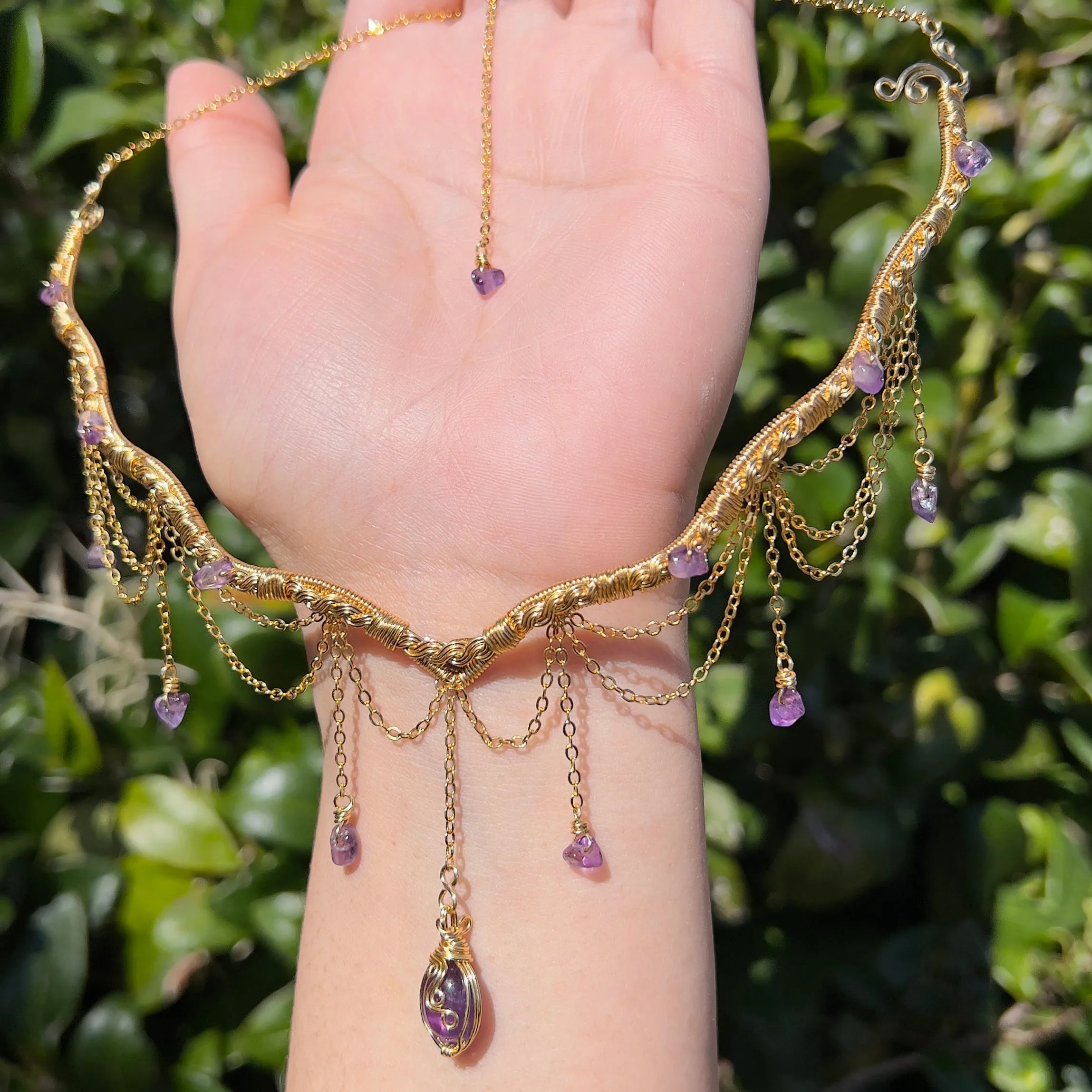The Eternal Astraea in Amethyst 14K Yellow Gold ✵