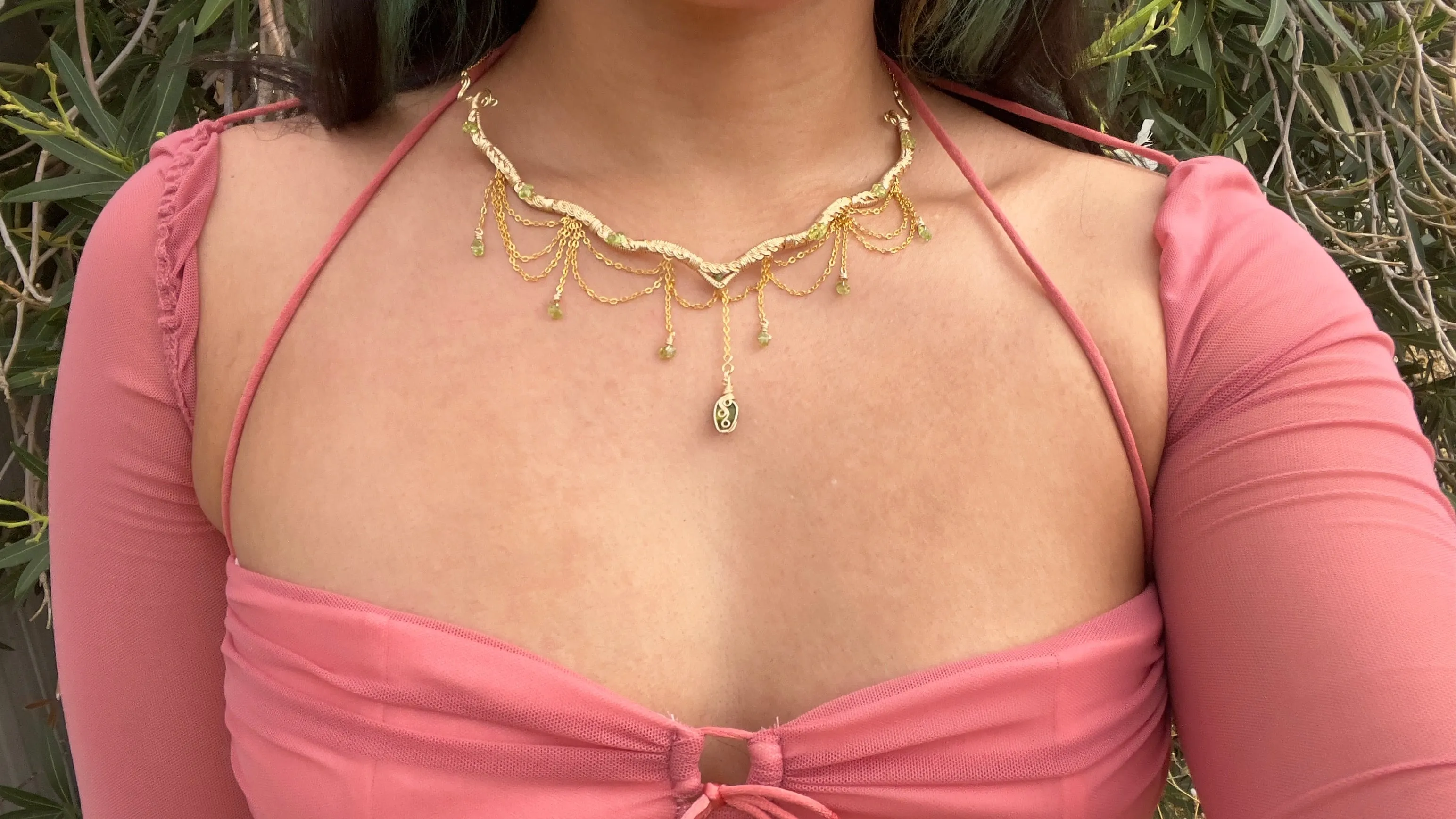 The Eternal Astraea in Peridot 14K Yellow Gold ✵
