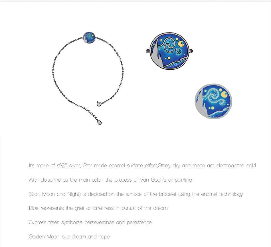 The Starry Night Inspired Bracelet