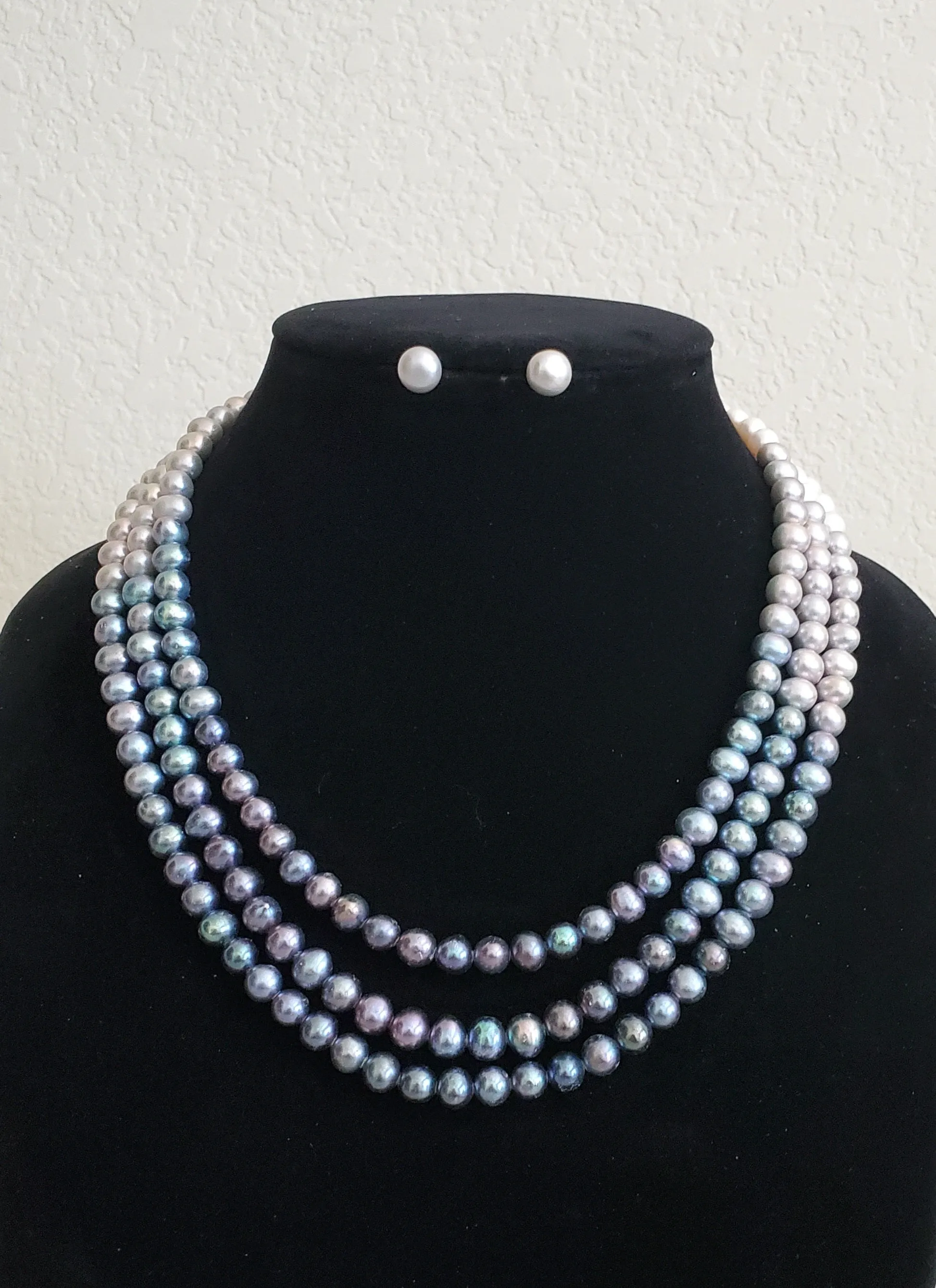 Three layer Hyderabadi Pearl Set