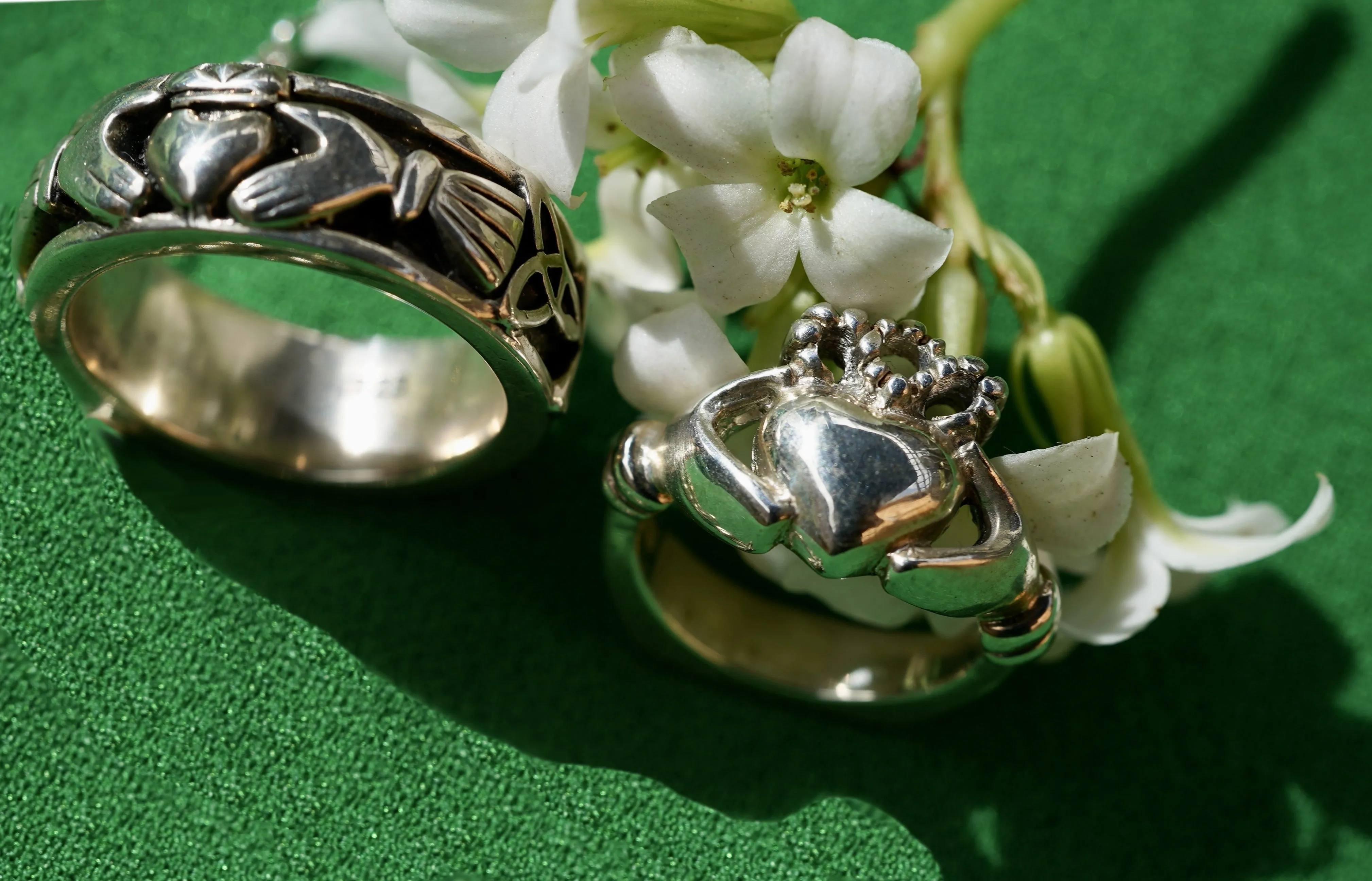 Tim & Mabel Claddagh Band Ring