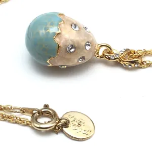 Turquoise Egg Pendant Necklace