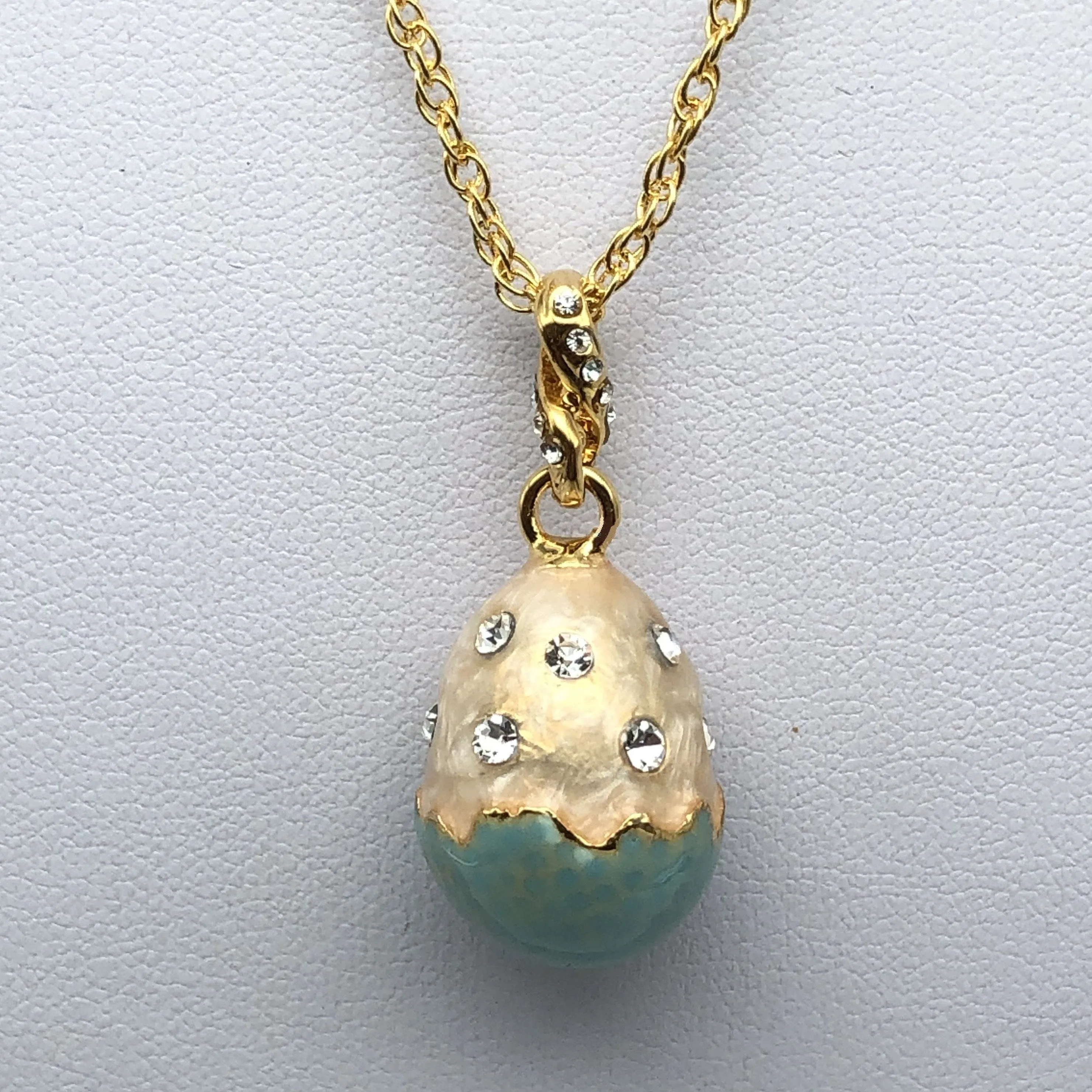 Turquoise Egg Pendant Necklace