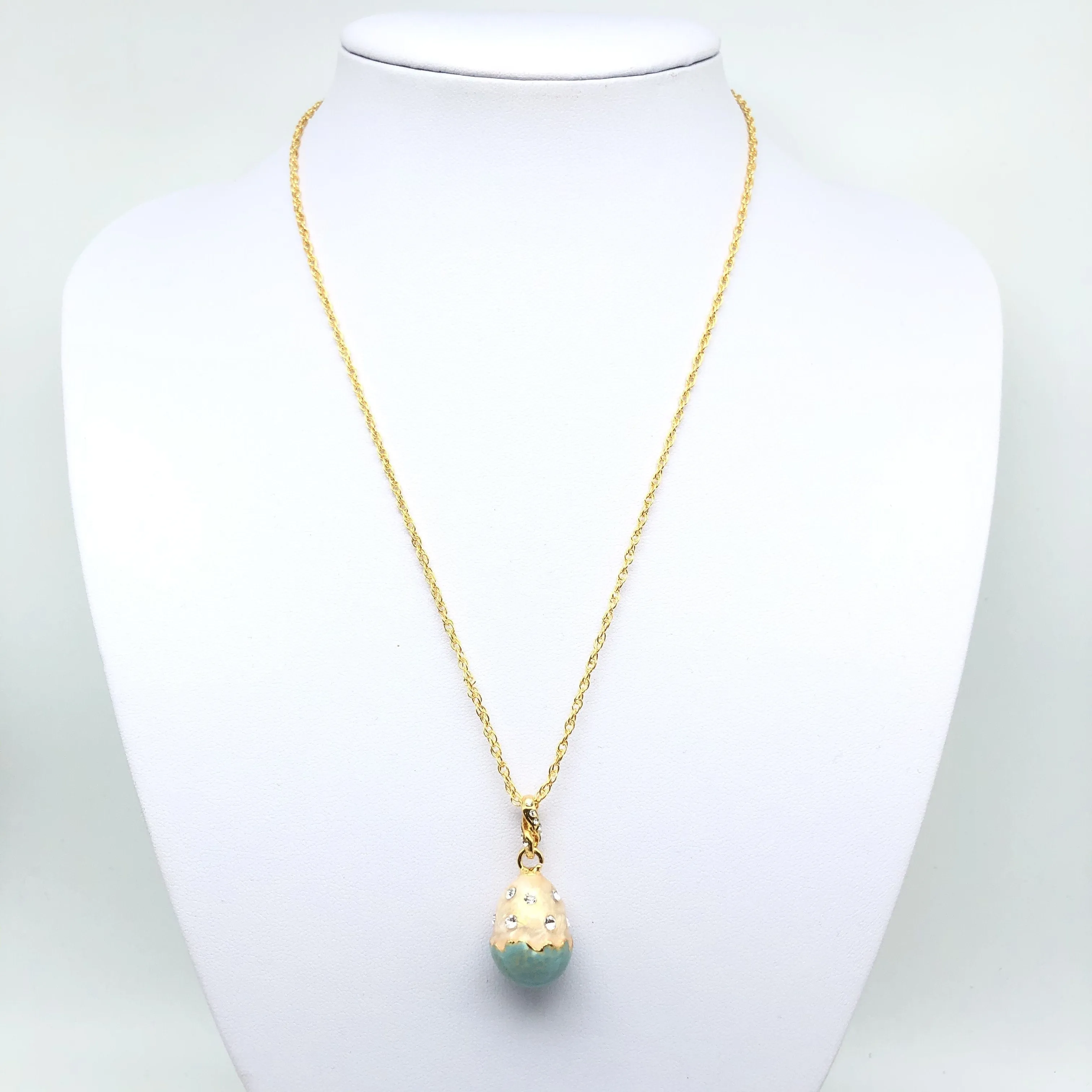 Turquoise Egg Pendant Necklace