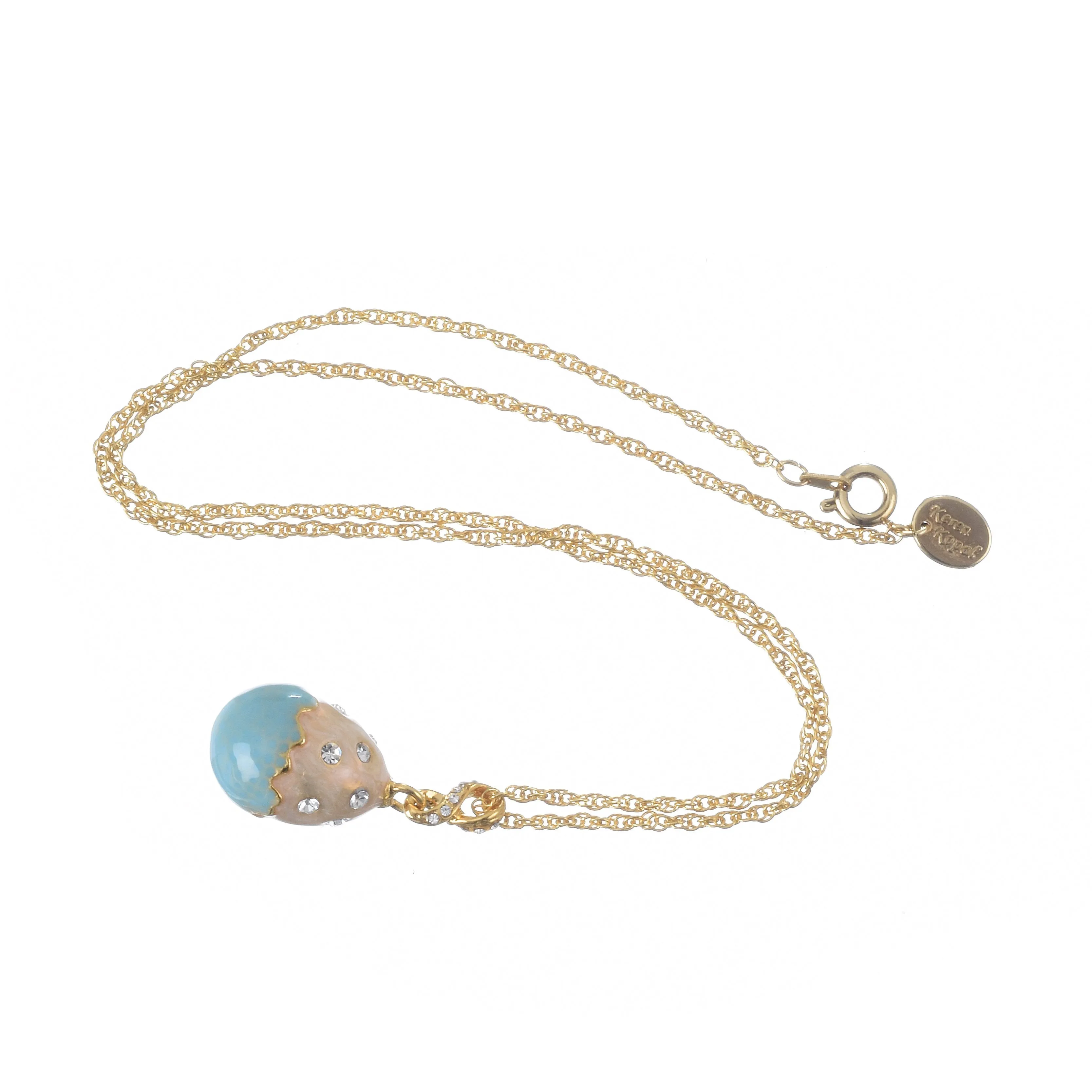 Turquoise Egg Pendant Necklace