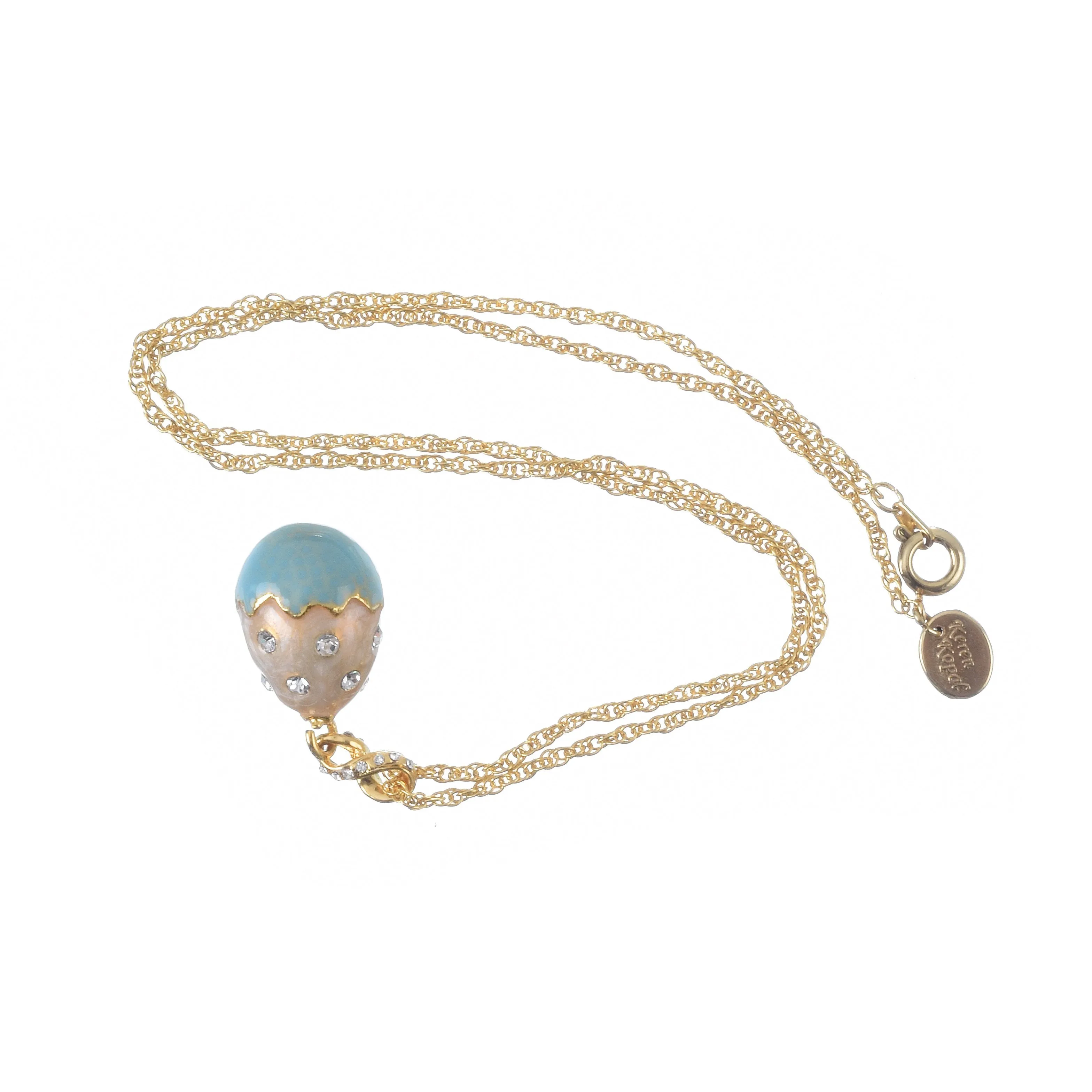 Turquoise Egg Pendant Necklace