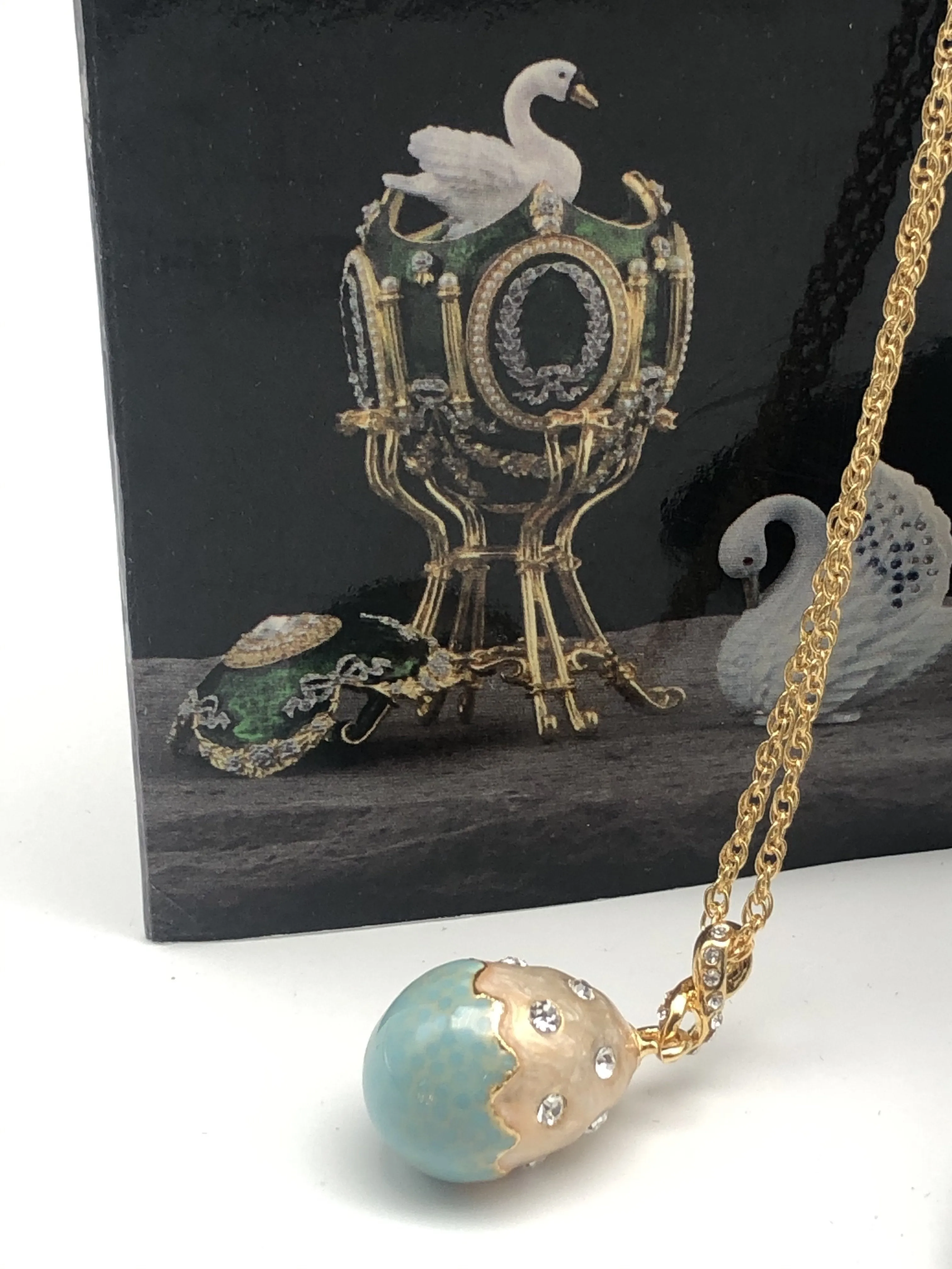 Turquoise Egg Pendant Necklace