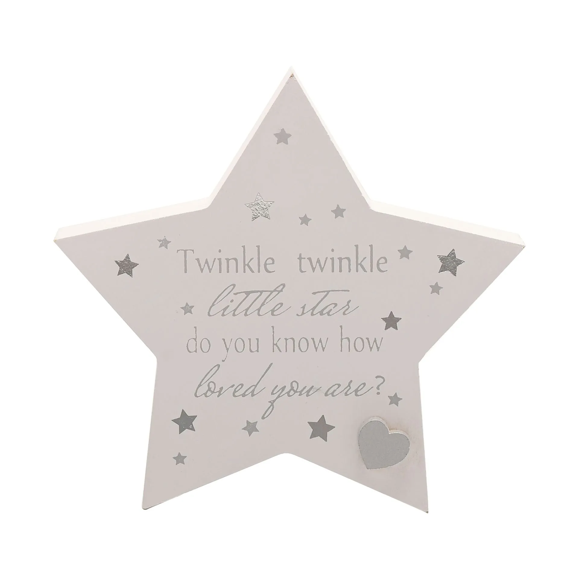 Twinkle Twinkle Nursery Star Plaque