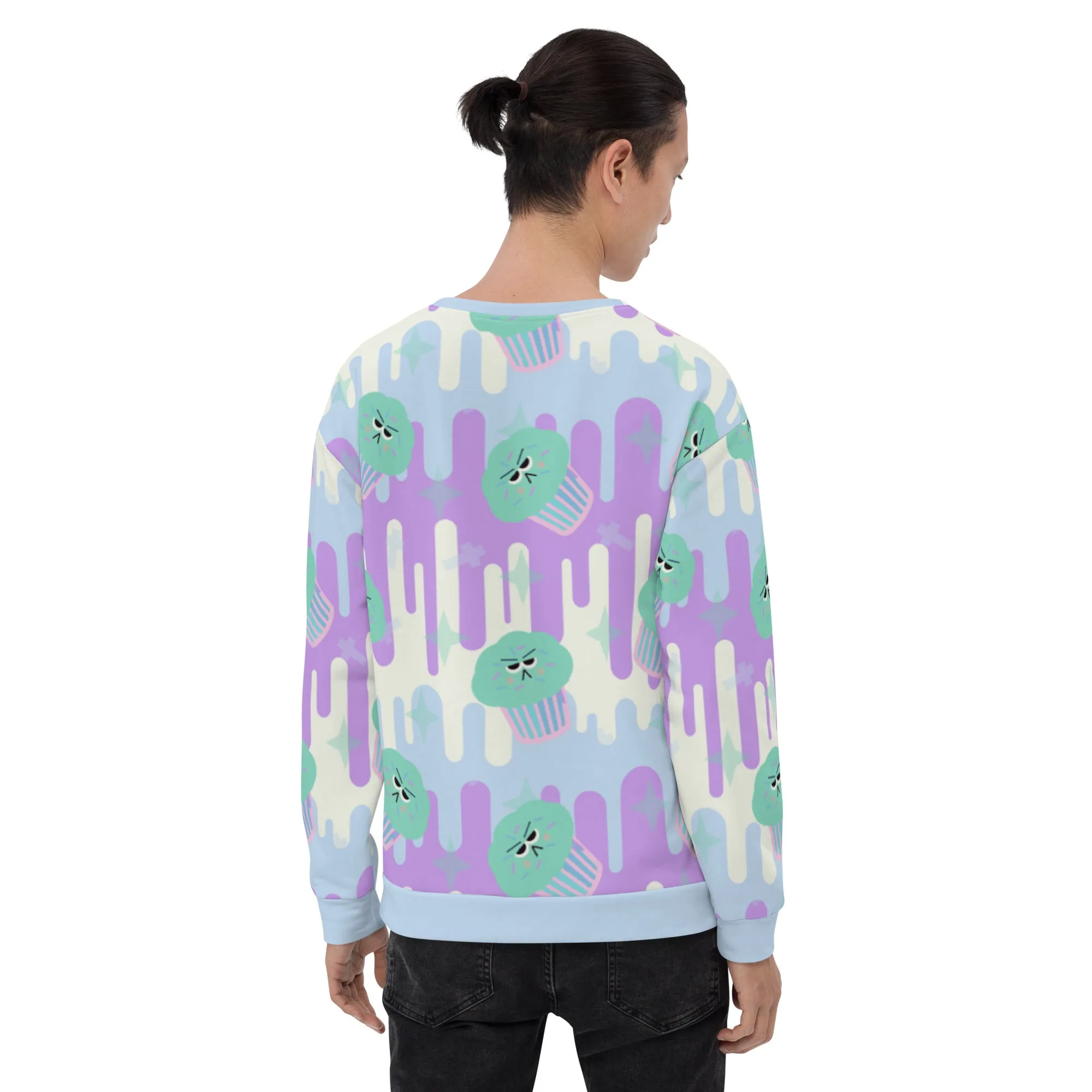 Unisex Sweatshirt, Fairy Kei Cupcakes