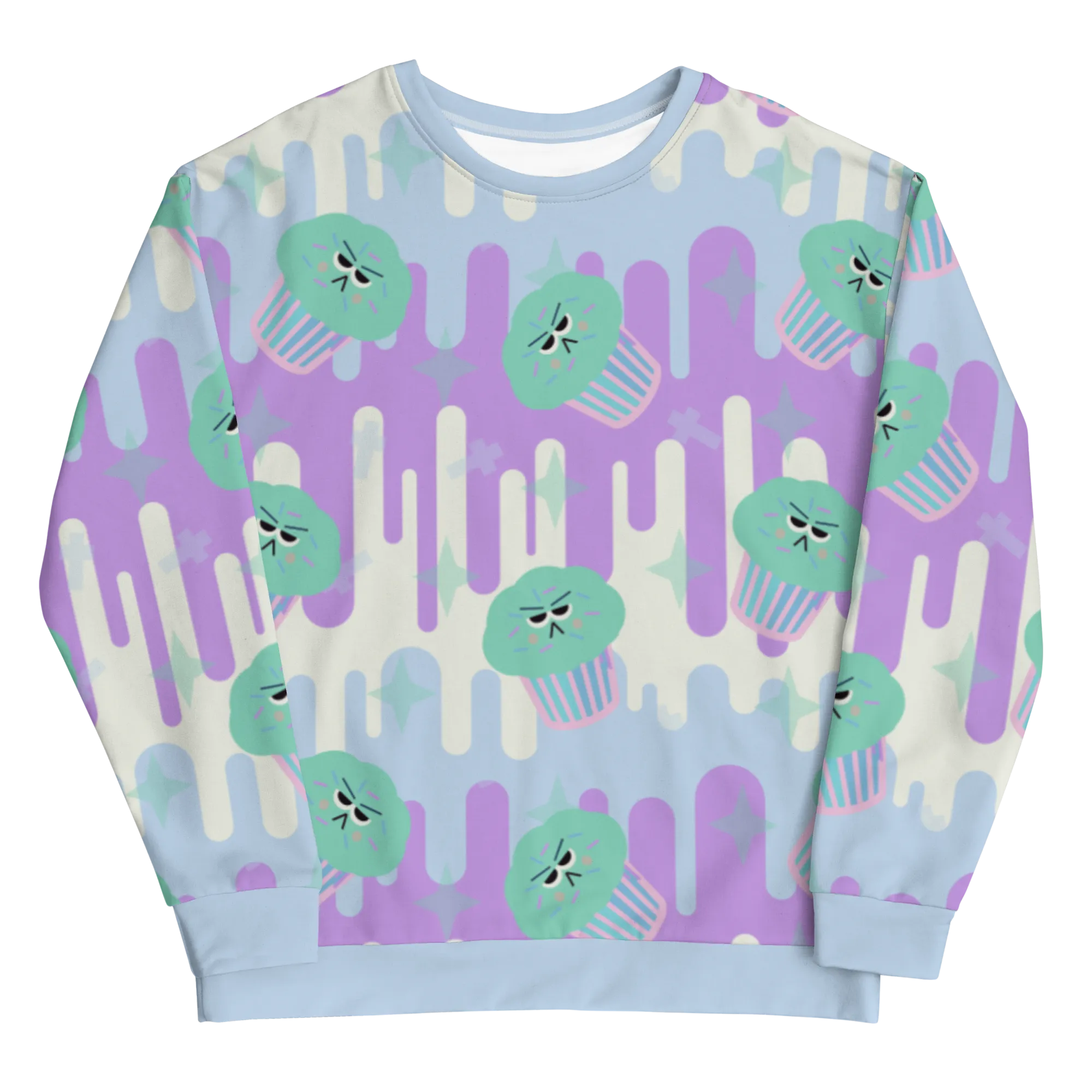 Unisex Sweatshirt, Fairy Kei Cupcakes