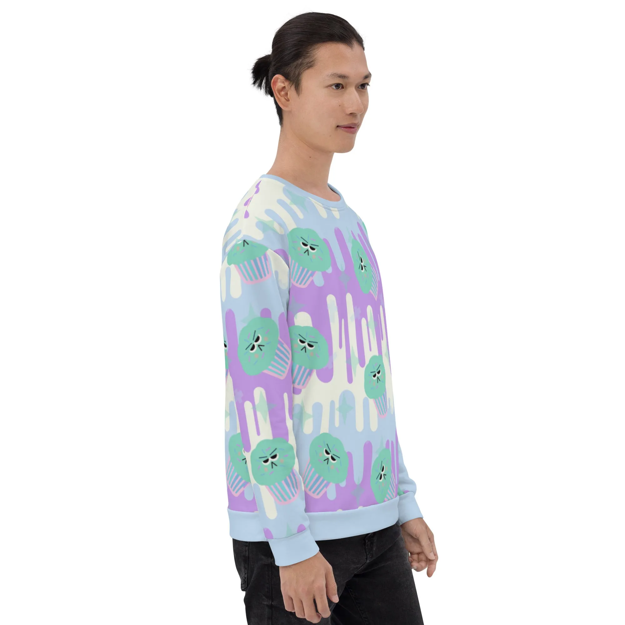 Unisex Sweatshirt, Fairy Kei Cupcakes
