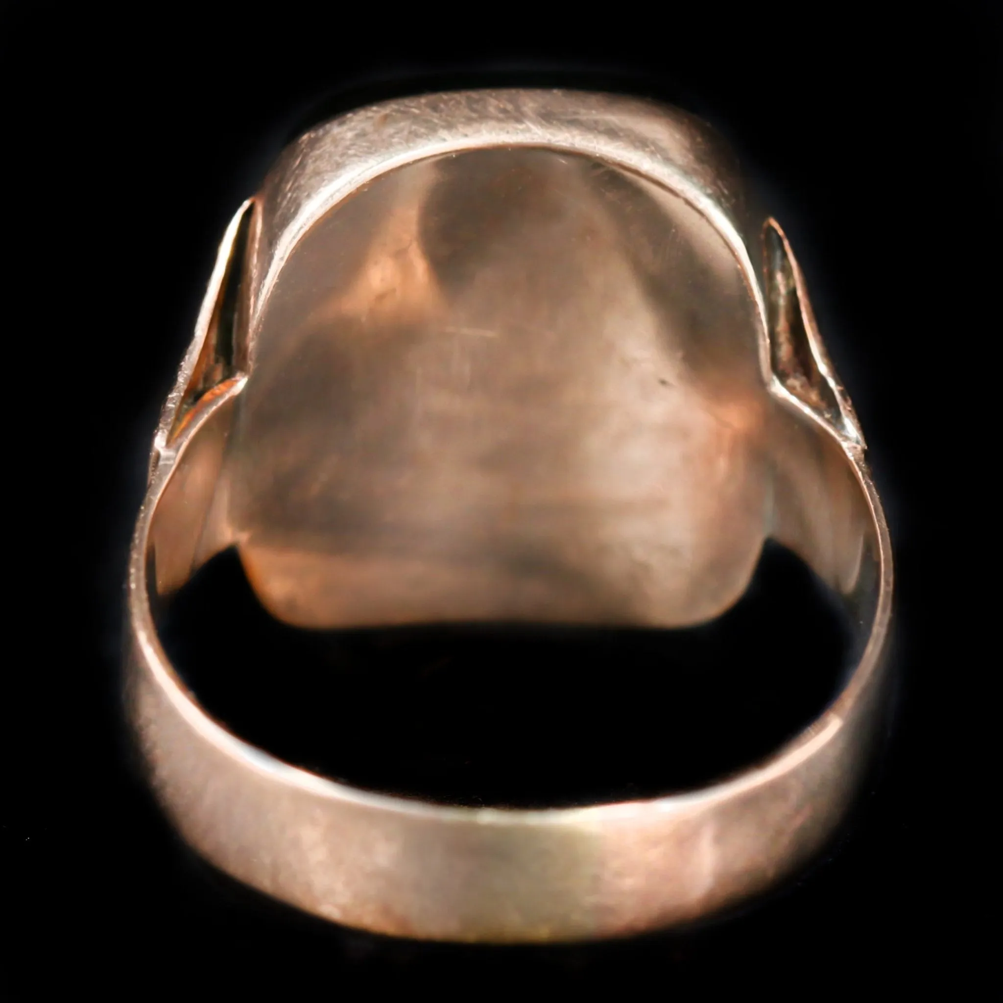 Victorian 14K Yellow Gold Carnelian Intaglio Ring