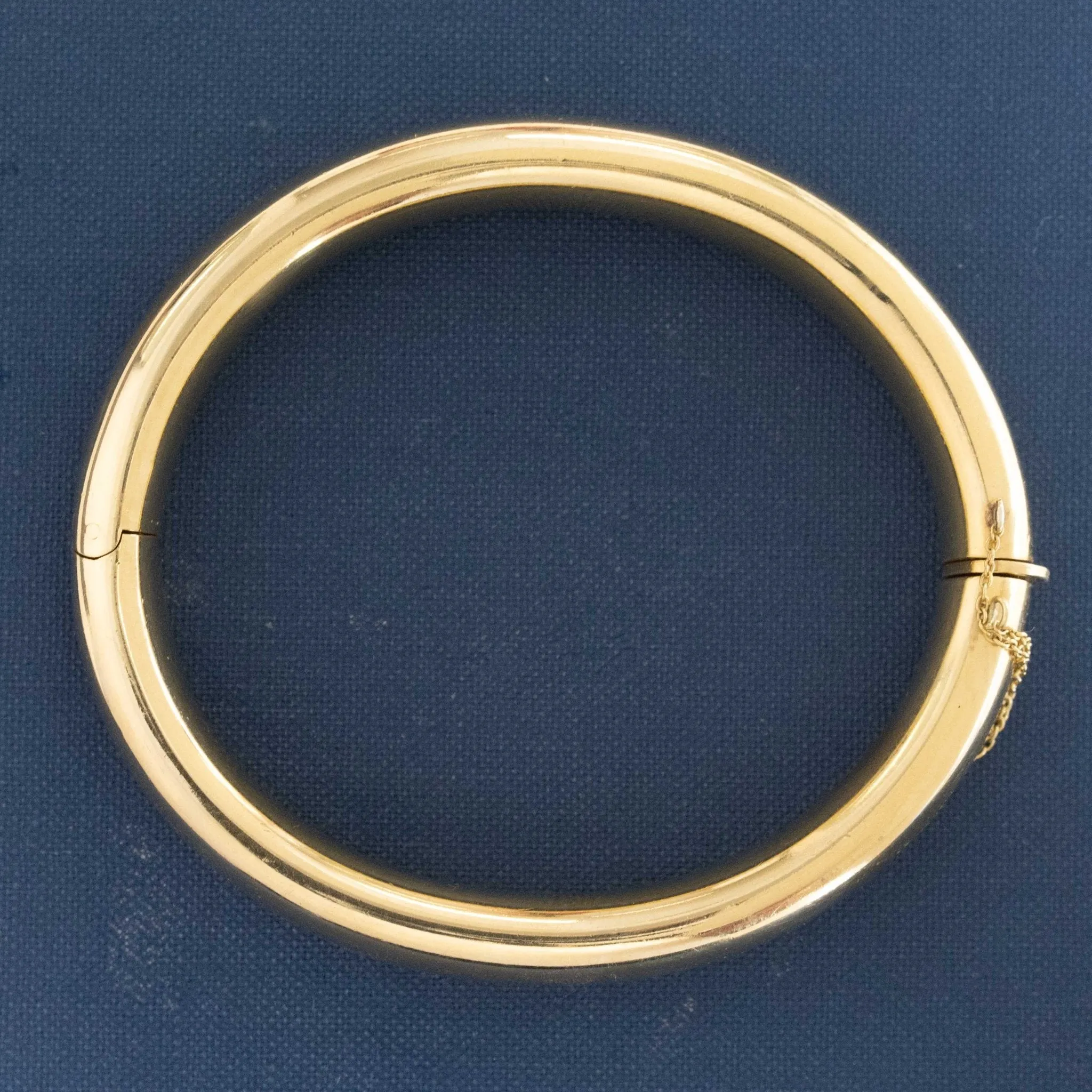 Vintage Hinged Gold Bangle, by Tiffany & Co.