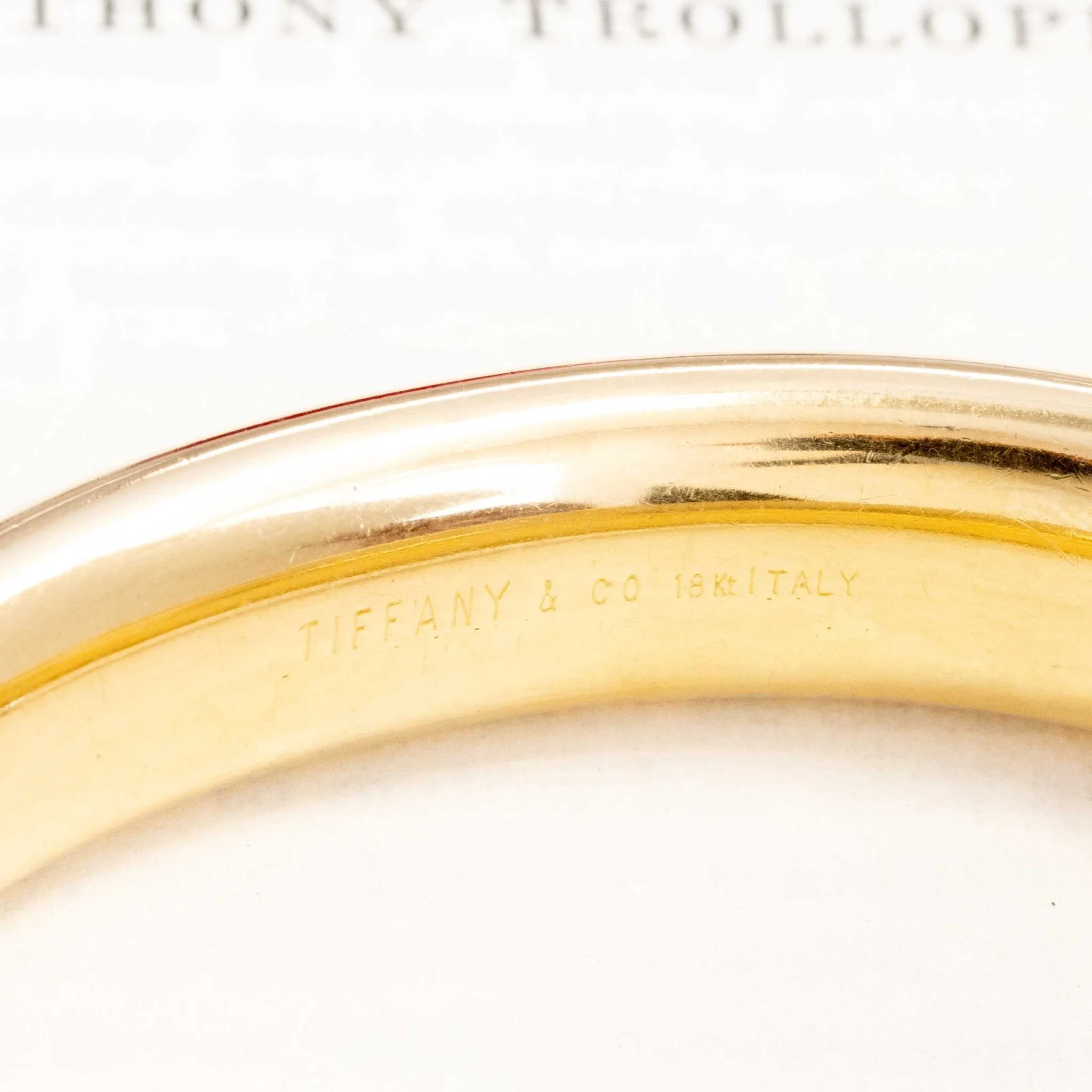 Vintage Hinged Gold Bangle, by Tiffany & Co.