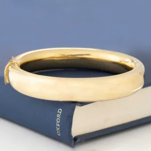 Vintage Hinged Gold Bangle, by Tiffany & Co.